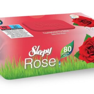 Sleepy Rose | Gül Suyu | Bebek Islak Mendil | 80 Yaprak