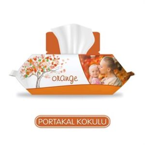 Sleepy Orange | Portakal Kokulu | Bebek Islak Mendil | 120 Yaprak