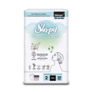 Sleepy Bio Natural Premium Plus | Hijyenik Ped Uzun | 20 Adet | 1 Paket
